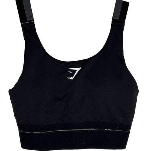 Gymshark  Womens Size Small Embody Sports Bra Black Adjustable Straps Stretch