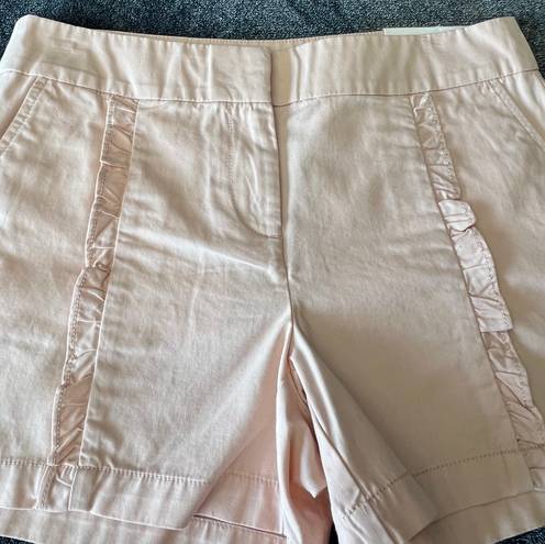 The Loft  Outlet Light Pink 4" Inseam Shorts Size 6 NWT