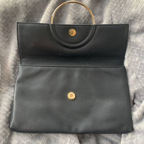 Kaari Blue Black Gold Clutch Purse