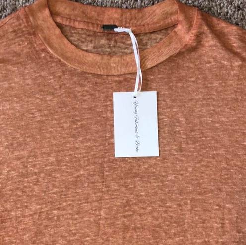 Young Fabulous and Broke NWT YFB Cropped Peach T-shirt S