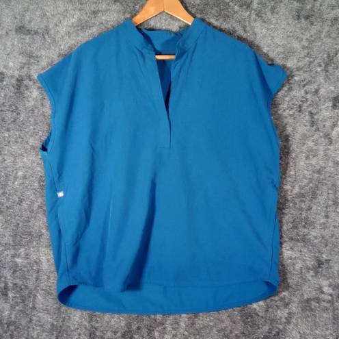 FIGS  Rafaela oversized scrub top color royal blue size large