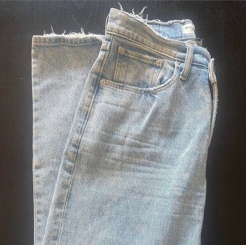 Abercrombie & Fitch Curve Love Ultra High Rise 90s Straight Jeans