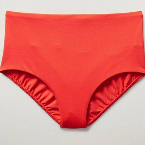 Athleta  size M Essential Swim Boyshort Larspur Red Orange Medium