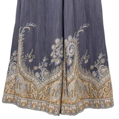 Wonderly  Wide Leg Pants Paisley Border