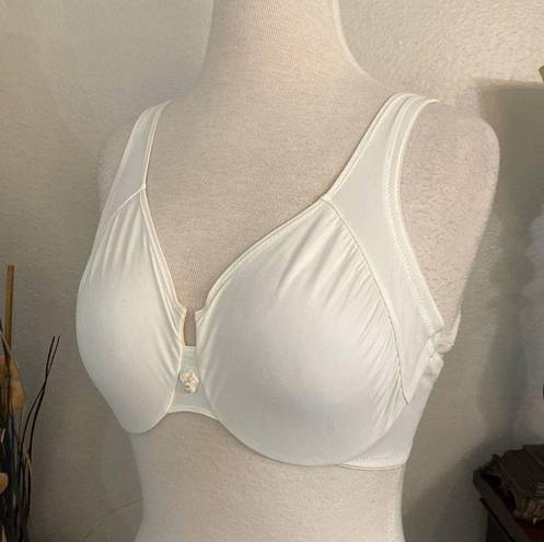 Oscar de la Renta NWOT  Vintage White Unlined Underwire Bra Size 36D