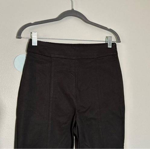 Hill House NWT  Claire Pant Black Fitted High Rise Cropped Casual Dress Small