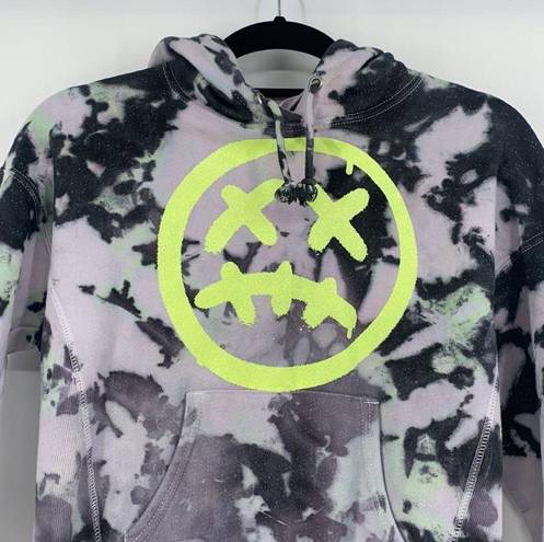 Champion  tie dye hoodie sad face size XS mens womens unisex