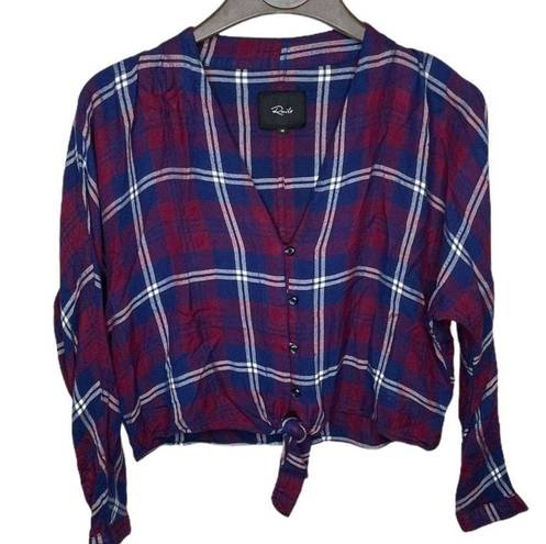 Rails  Plaid Crop Shirt