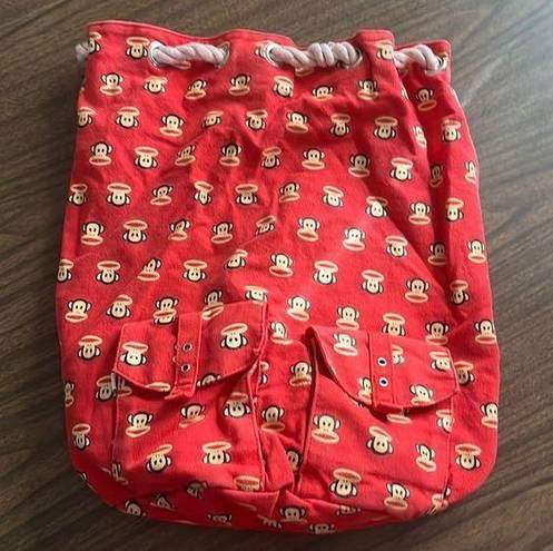 Paul Frank  Monkey Red Tote