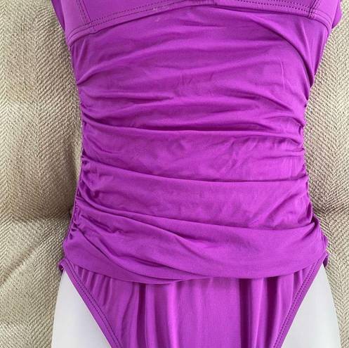 La Blanca  Violet Purple One Piece Swimsuit 8