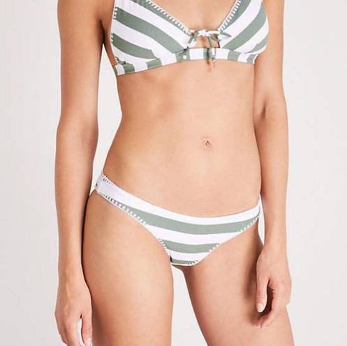 Tigerlily  green stripe bikini bottom