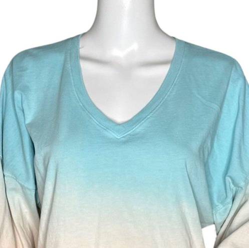 Spirit Jersey  Shirt Womens XS Maui Spellout Dip Dye Relaxed Basic Casual Travel