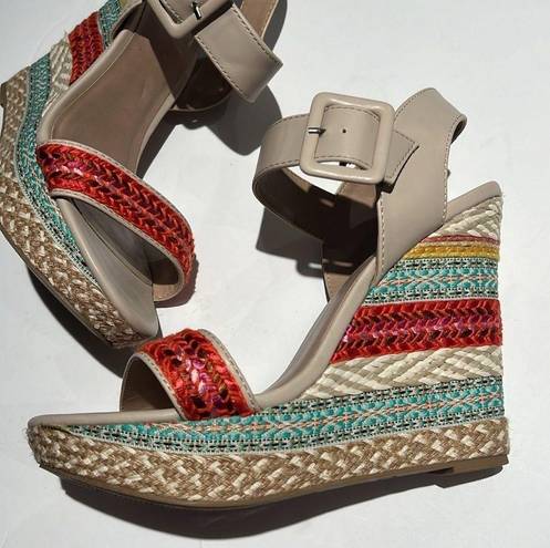 mix no. 6  - Jordie Platform Wedge Heel Size 8.5.  B60