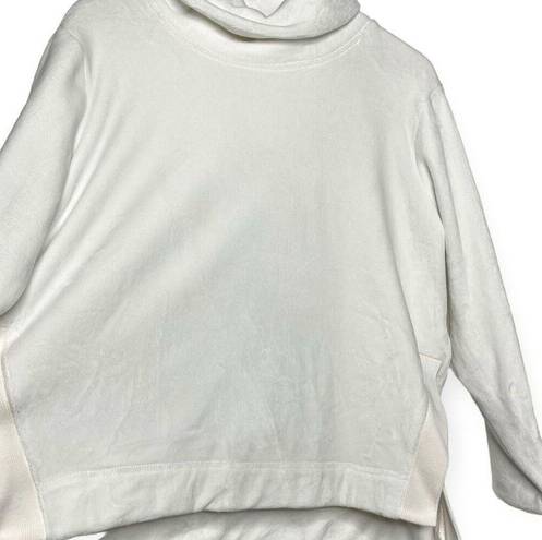 Athleta  Double Cozy Karma Funnel Neck Pullover Sweater (Sea Salt) - Medium