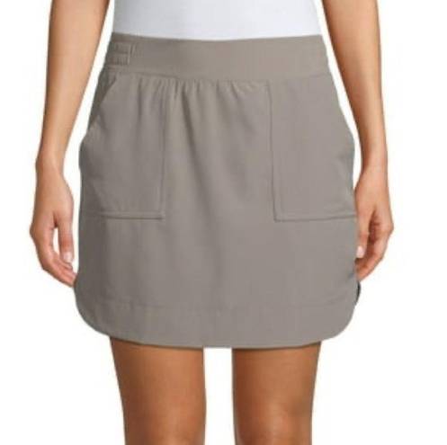 Apana  Active Woven Skort Warm Gray Shorts With Over Skirt Women’s Size Medium