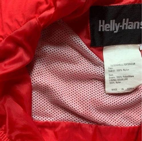 Helly Hansen Vintage  Red Helly-Tech Windbreaker Jacket M