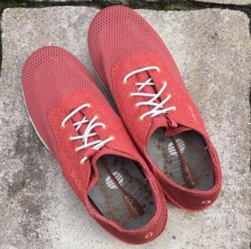 Olukai NEW  Waialua Red‎ Mesh Slip On Sneakers