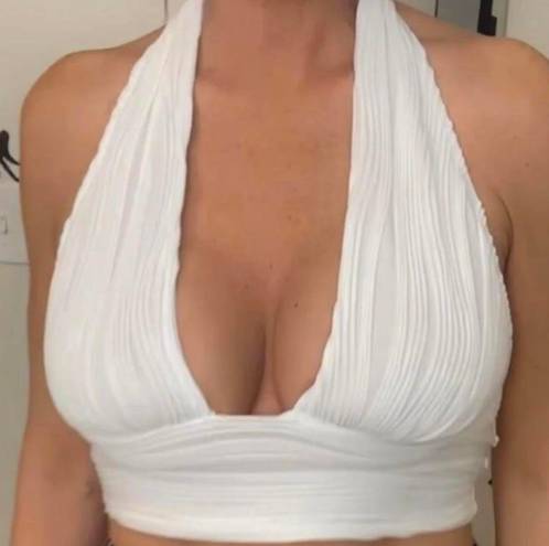 Marilyn Monroe White  Halter Top