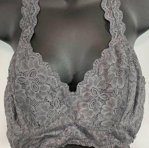 Felina  Lingerie Gray Lace Bralette