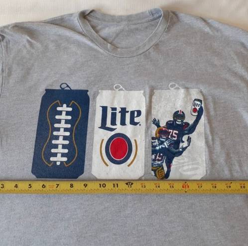 Miller Lite Tshirt Gray Size XL