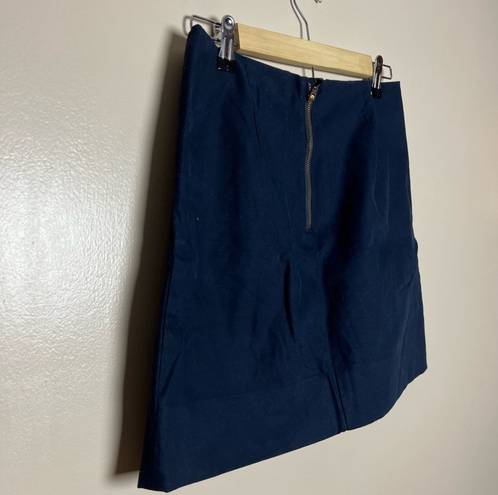 J.Crew SALE! Navy  Pleated Mini Skirt Size 2 NWOT