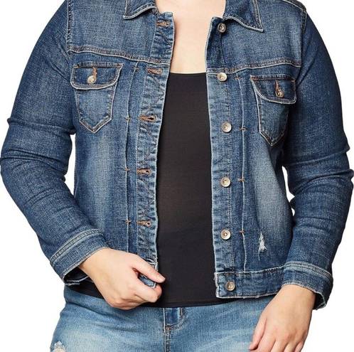 Lee  Modern Series Holden Dark Wash Denim Button Up Jean Jacket Side Small NWT