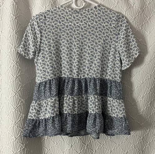 Paper Crane Blue Blouse