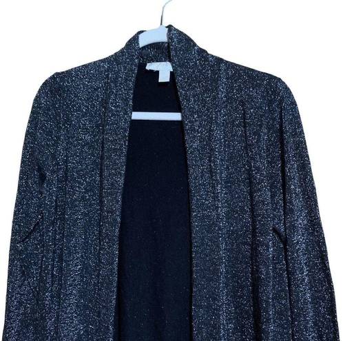 Michael Kors  Womens Size Small Multicolor Metallic Open Duster Cardigan