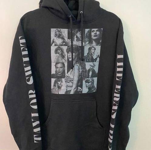 Taylor Swift NEW The Eras Tour Official Merch Black Hoodie 