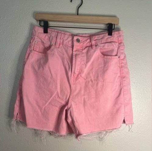 Pacific&Co Denim . Pink denim Bermuda shorts