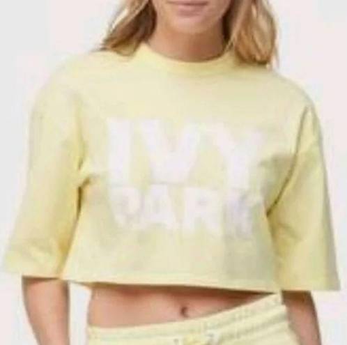 Ivy Park lemon crop tshirt