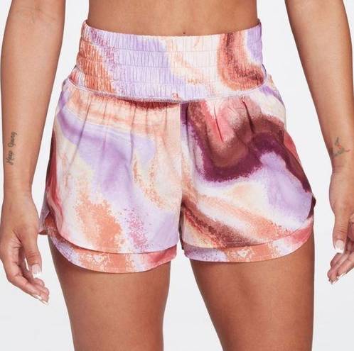 Petal CALIA Large Step Up  Hem Shorts Airbrush Crystal Warm 3"