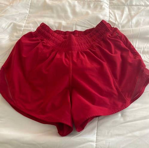 Lululemon Red Shorts