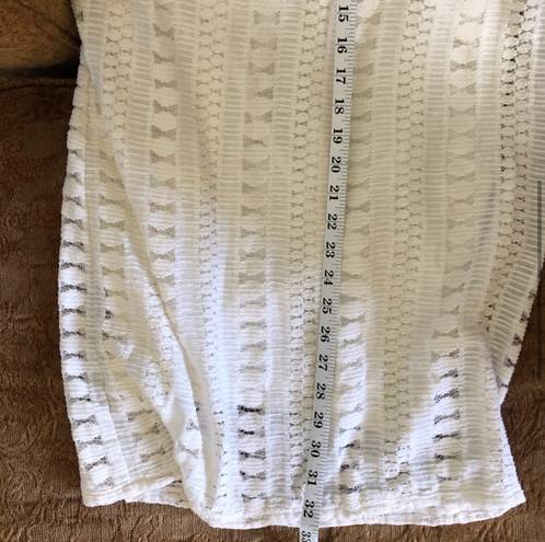 Mossimo Supply Co Crochet Style Ivory Dress