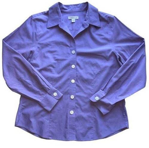 Coldwater Creek 3/$30  | Women's Purple Button Down Top