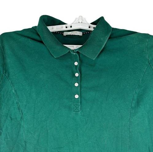 Riders By Lee  Women's Polo Shirt Size 3X Green