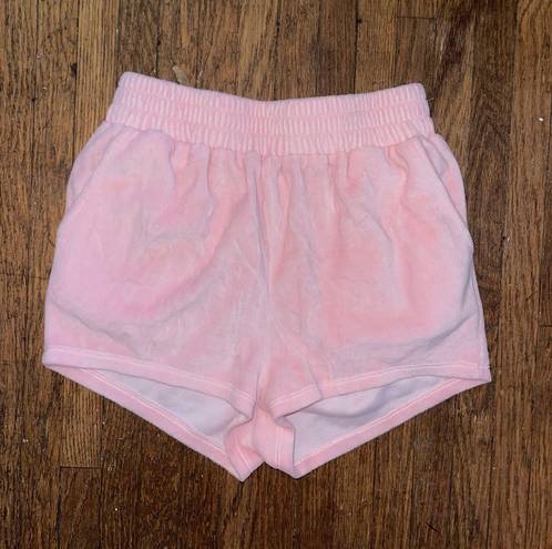 Revolve Pink Sweat Shorts