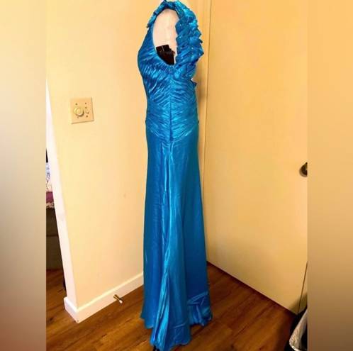 Cinderella Divine One Shoulder Gown Long Formal Dress Size 8