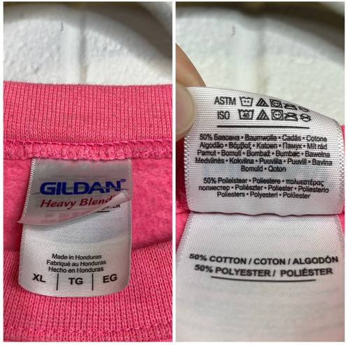 Gildan Neon Pink I Speak Fluent Sarcasm Graphic Pullover Size XL