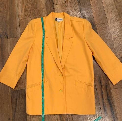 P&Co Ak& Woman’s Yellow Blazer Jacket Size 6