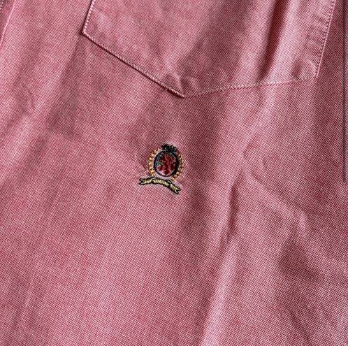Tommy Hilfiger 100% Cotton Men’s Pink Button Down Shirt