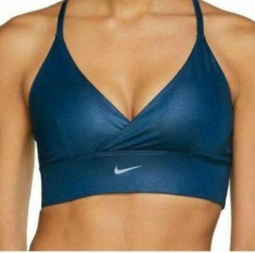 Nike - Dry-Fit Dark Teal Blue Sports Bra | Removable Padding- S