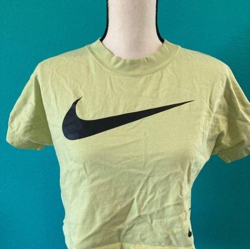 Nike Pale neon green  crop top in size small