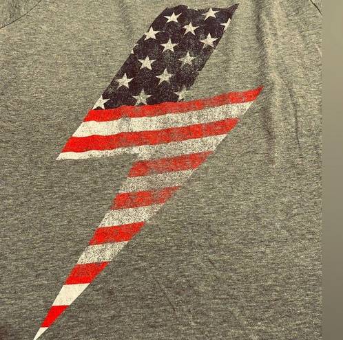 Grayson Threads 🇺🇸 USA lightning bolt cotton tshirt sz L/XL