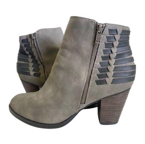 Sugar High  Heel Grey Chelsea Boots