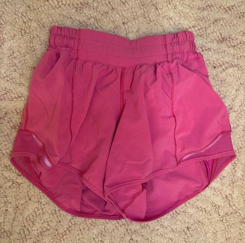 Lululemon Sonic Pink Speed Up Shorts 2.5”