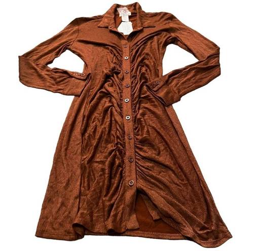 l*space L* Scarlett Dress in Rust with Sparkle Size Medium New with Tags