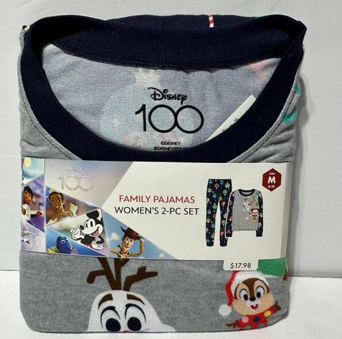 Disney Women’s Size Medium 8-10  100 Character Pajama  Set