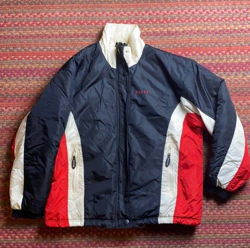 Guess Y2K  OUTWEAR COLOR BLOCK PUFFER WINTER SNOW JACKET