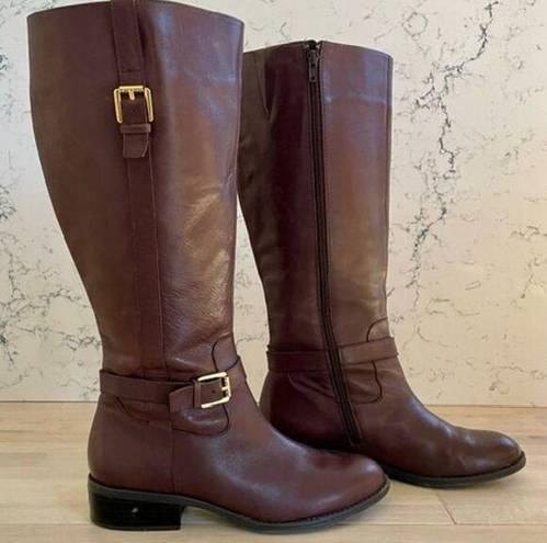 Ralph Lauren  Monica-W riding boot soft leather top Women's 9